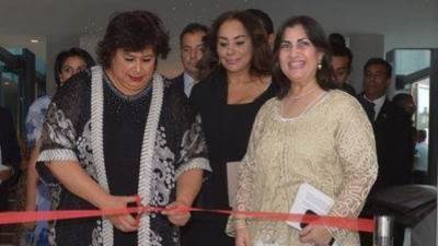 «عبدالدايم» تفتتح معرض نتاج منحة الفائزين بجائزة الدولة للإبداع الفني بروما