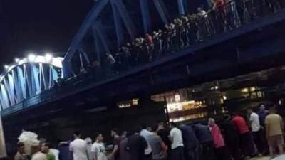 العثور علي جثه شاب ألقي بنفسه في نهر النيل من أعلي كوبري القطار بالمنصورة 