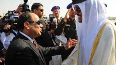 مساء اليوم.. الرئيس عبد الفتاح السيسي يستقبل أمير قطر تميم بن حمد