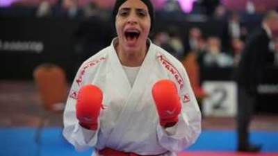 ذهبية للاعبة فريال اشرف في دورة العاب البحر المتوسط للكاراتية 