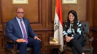 «المشاط» تلتقي رئيس معهد التخطيط القومي لبحث مجالات التعاون المشترك