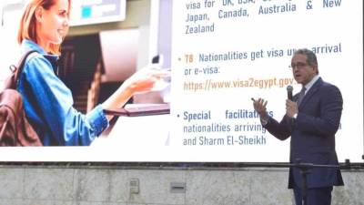 «العناني» يستعرض أبرز ما يشهده قطاع السياحة في مصر