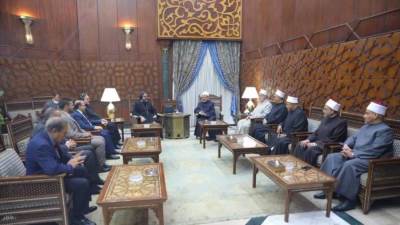 الكنيسة السريانية الأرثوذكسية تهنئ شيخ الأزهر بعيد الأضحى المبارك 