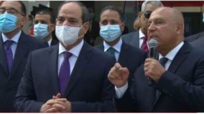 الرئيس السيسي يستمع لتفاصيل حول محطة "عدلي منصور" المركزية