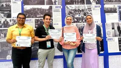 فوز جامعة العلمين الدولية بالمركز الأول بالمرحلة التمهيدية لمسابقة "IEEE YESIST 12"