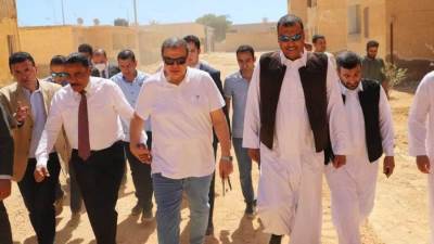 سعفان يتابع جاهزية مكتب عمل جديد" بالضبعة" بمطروح تمهيداً لافتتاحة خلال أيام