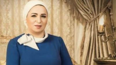 انتصار السيسي قرينة الرئيس تهنئ الشعب المصري بحلول عيد الأضحي المبارك