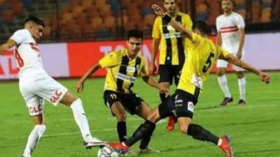 الزمالك يتقدم على المقاولون العرب في الشوط الأول 