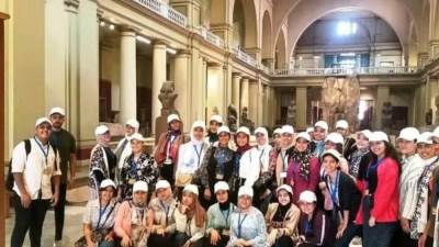 خدمة إرشادية مجانية للزائرين المصريين بالمتحف المصري بالتحرير خلال أشهر الصيف