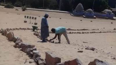 بدء مشروع ترميم  وتطوير عدد من مقابر النبلاء وقبة الهواء بأسوان