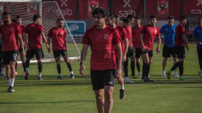 مران الأهلي يشهد تدريبات استشفائية للاعبين المشاركين في مباراة فيوتشر 