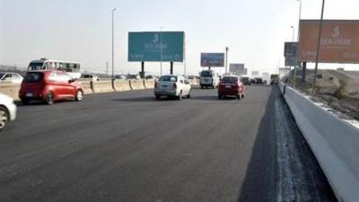 إعادة فتح محور 26 يوليو بعد الانتهاء من اعمال التوسعة