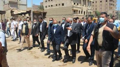 شعرواي ومحافظ الجيزة يتفقدان أعمال تطوير" محور المريوطية" بنطاق أحياء الهرم والطالبية