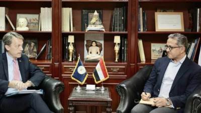 العناني يستقبل مساعد مدير الوكالة الأمريكية للتنمية الدولية لبحث التعاون بين الوزارة والوكالة