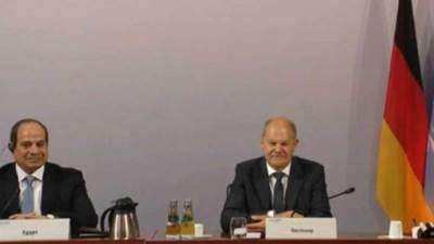 بث مباشر.. مؤتمر صحفي مشترك بين الرئيس السيسي والمستشار الأألماني