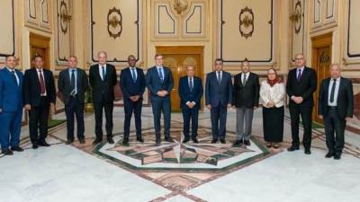 وزير الإنتاج الحربي يستقبل وفد شركة "راينميتال دينيل" لمناقشة أوجه التعاون 