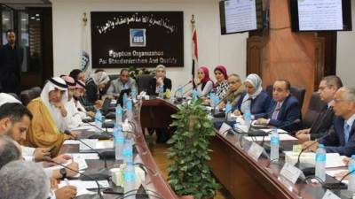 رئيس هيئة المواصفات يؤكد على اهمية وجود السلع السعودية بالأسواق المصرية