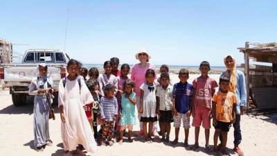 وزيرة البيئة تلتقى بمجموعة من الاطفال وممثلى المجتمعات المحلية بمحمية نبق