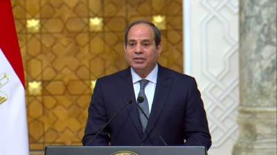 الرئيس السيسي يستقبل وزير خارجية روسيا بقصر الاتحادية