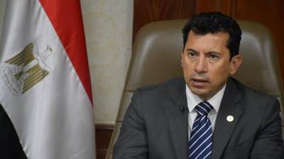 وزير الرياضة يشهد المؤتمر الصحفي لبطولة العالم للخماسي الحديث للكبار مصر 2022
