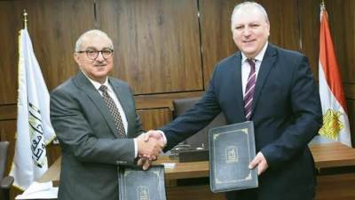 توقيع بروتوكول تعاون مشترك بين جامعة أسيوط وجامعة بني سويف التكنولوجية