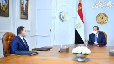 "الرئيس السيسي" يجتمع مع اللواء "محمود توفيق" وزير الداخلية 