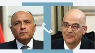 وزير الخارجية يتلقى اتصالا من نظيره اليوناني لبحث القضايا الإقليمية والدولية
