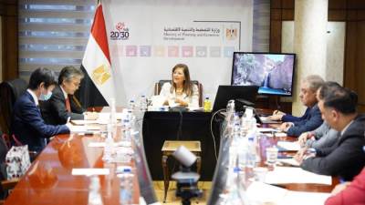 السعيد تلتقي السفير الياباني في مصر لبحث تعزيز سبل التعاون