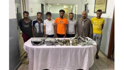 إحالة عصابة سرقة إشارات السكة الحديد بالشرقية إلى النيابة العسكرية