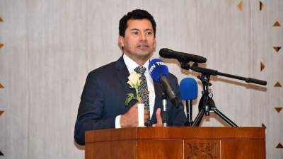 "صبحى" يشهد إعلان مدينة العلمين الجديدة لاستضافة بطولة مصر الدولية لسباقات السيارات 2022