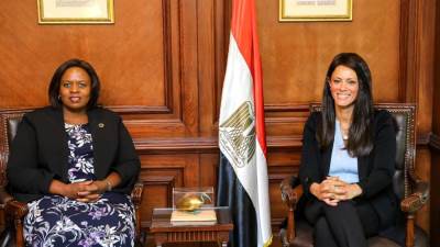 المشاط تلتقي مساعد الأمين العام للميثاق العالمي للأمم المتحدة لبحث التعاون