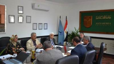 اجتماع اللجنة العليا المُنظمة لبطولة كأس مصر للجامعات والمعاهد العليا المصرية