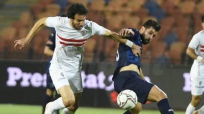 الزمالك يتقدم على بيراميدز بهدفين دون رد في أحداث الشوط الأول.. تفاصيل