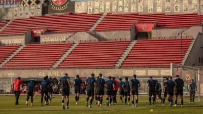 الأهلي يختتم تدريباته استعدادًا لمباراة فاركو غذاً