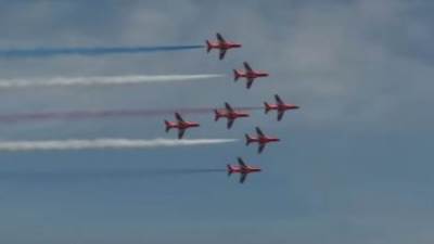 اليوم.. العرض الجوى (Pyramids Air Show 2022) ينطلق فوق الأهرامات