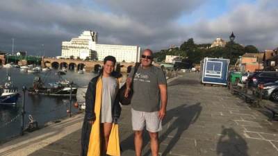 بعثة مصر تخوض أول تدريب بإنجلترا استعدادًا لتحدي عبور" بحر المانش" 