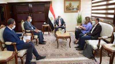 شعراوي يبحث مع وفد الأمم المتحدة للمستوطنات البشرية ملفات التعاون المشترك