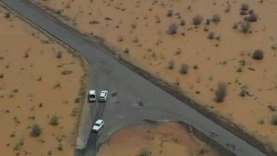 بالصور.. عواصف رعدية عنيفة وسيول علي مرمي البصر في السعودية