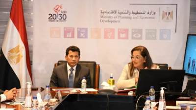 وزيرا الشباب والتخطيط يبحثان الاستعداد ليوم الشباب COP 27