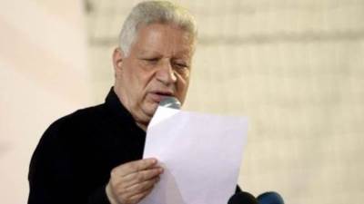 مرتضى منصور: من غل إسرائيل للزمالك ضربوا مقر رابطة المشجعين في فلسطين