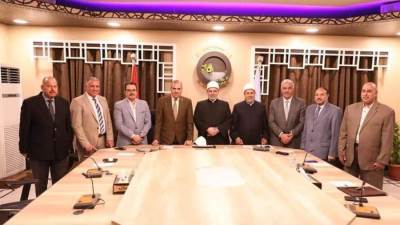 جامعة الأزهر تستقبل الدكتور" سلامة داود" رئيس الجامعة الجديد 