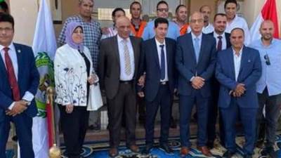 رئيس هيئة الرقابة يفتتح احدث معامل للاختبارات الكيميائية بميناء نويبع