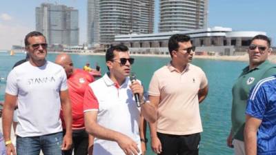 1000 مشارك من 12 دولة يشاركون بالسباق التدريبي لأيرون مان بالعلمين 