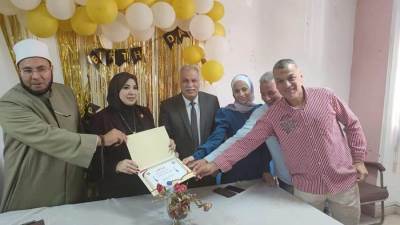 سعفان يكرم أبناء العاملين الناجحين في الثانوية العامة بالقوى العاملة بالإسكندرية