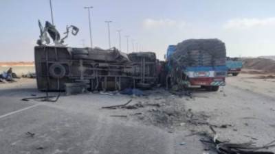 مصرع شخصين في حادث مروري على الطريق الإقليمي بالجيزة