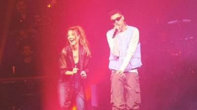 نانسي عجرم تحيي حفلاً مع مطرب الراب مروان بابلو بالسعودية.. صور