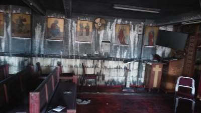 تفاصيل حادث حريق كنيسة امبابة.. تغطية لحظية