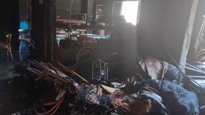 الداخلية: إصابة ضابطين و3 أفراد شرطة خلال إخماد حريق كنيسة أبو سيفين