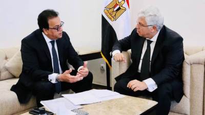 وزيرا الصحة والتعليم العالي يعقدان اجتماعًا لمناقشة الملفات المُشتركة
