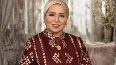 انتصار السيسي تعزى ضحايا حادث حريق كنيسة إمبابة